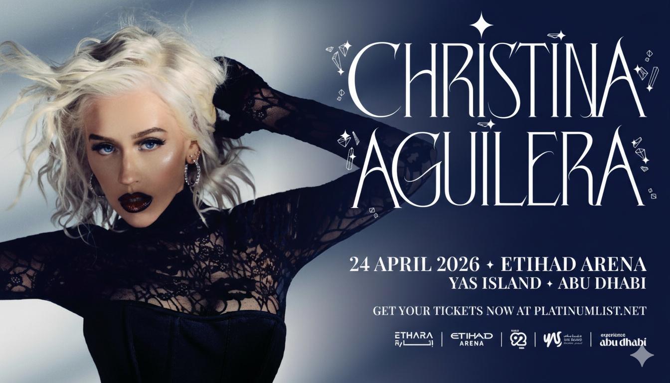 Christina Aguilera Set to Shine in Abu Dhabi!
