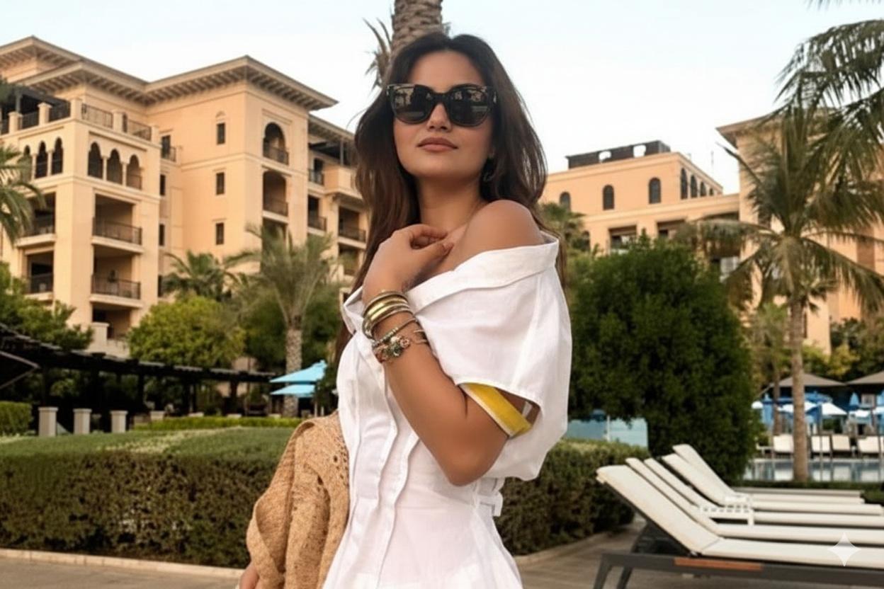 Gabriella Demetriades Blends Greek Heritage with Modern Style in Dubai Fashion Week Debut