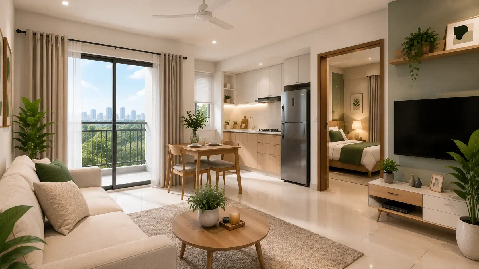 1 BHK Flats Near Me