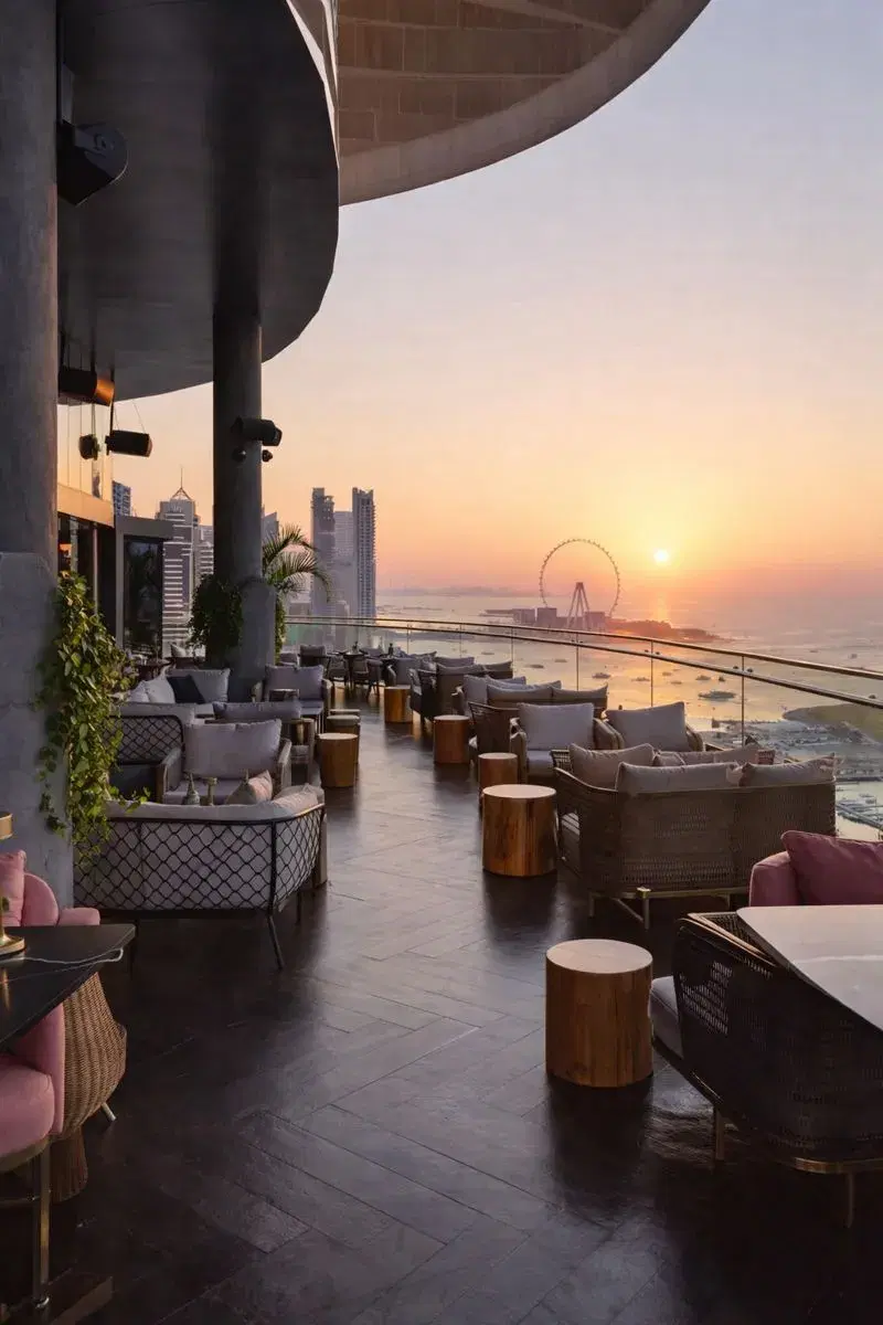 Best Secret Rooftop Cafes in Dubai